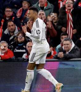 Mbappé comanda vitória do Real Madrid sobre Athletic Bilbao