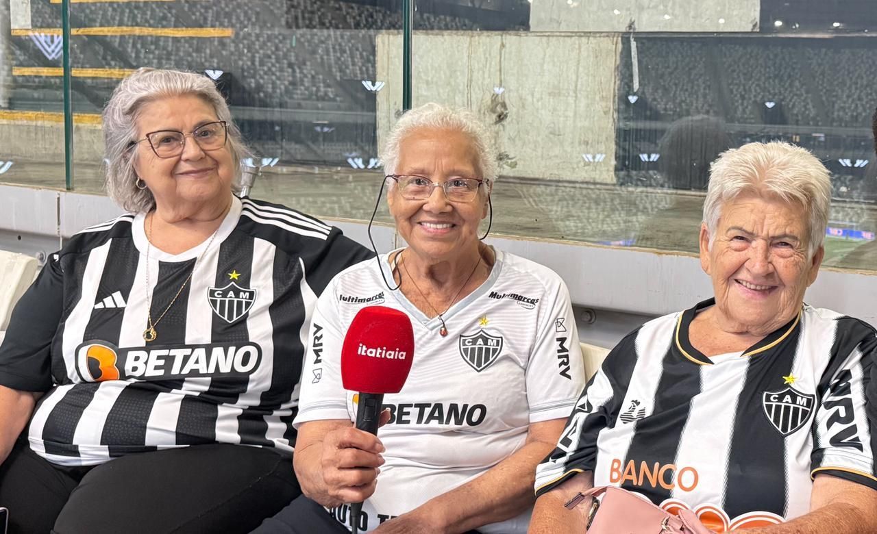 Por amor pelo Atlético, senhoras marcam presença em jogo contra o Palmeiras