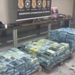 Vídeo: PF e RF encontram 1,2 tonelada de cocaína no Aeroporto de Confins