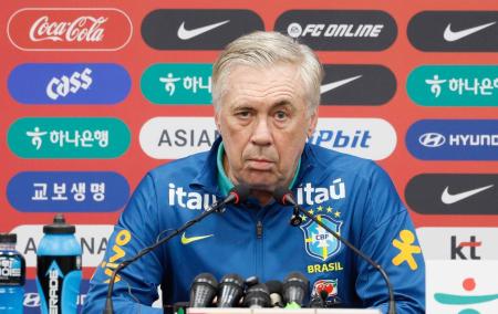 Carlo Ancelotti, técnico da Seleção Brasileira