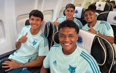 Jovens do Cruzeiro relacionados para duelo com o Santos