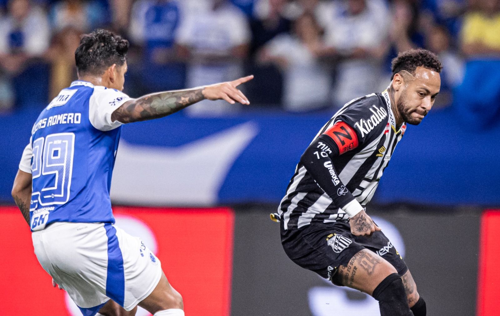 Raio-x: os números de Neymar, do Santos, em jogos contra o Cruzeiro