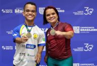 Mineiros Marco Túlio e Cris Reis são campeões do Brasileiro de Halterofilismo Paralímpico