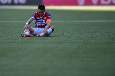 Yago Pikachu, do Fortaleza, lamenta rebaixamento à Série B