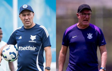 Leonardo Jardim, técnico do Cruzeiro, Dorival Júnior, técnico do Corinthians
