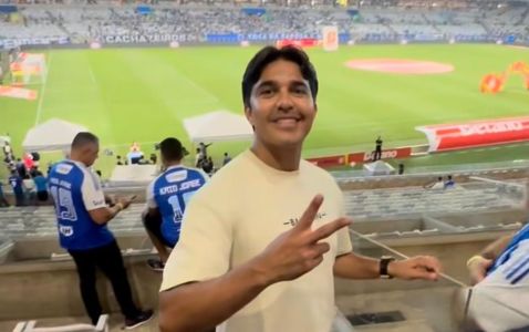 Marcelo Moreno em Cruzeiro x Corinthians, pela Copa do Brasil 2025