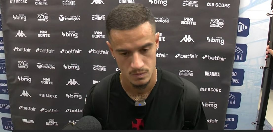 Coutinho desabafa após virada do Vasco sobre o Fluminense: 'Tomamos bastante porrada'
