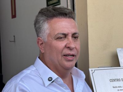 Prefeito de Belo Horizonte, Álvaro Damião (União), em agenda nesta sexta-feira (12)