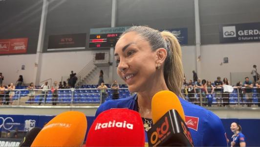 Thaísa Daher, central do Minas, em entrevista à Itatiaia