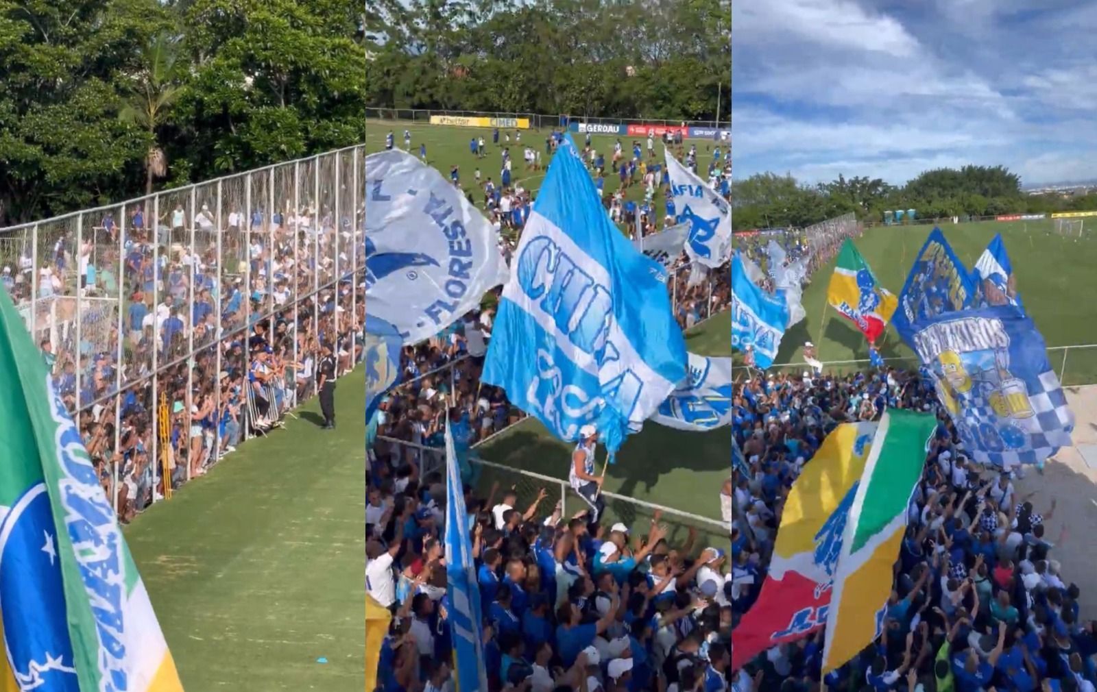 Torcida do Cruzeiro atende pedido de Jardim e 'invade' Toca II antes de semifinal