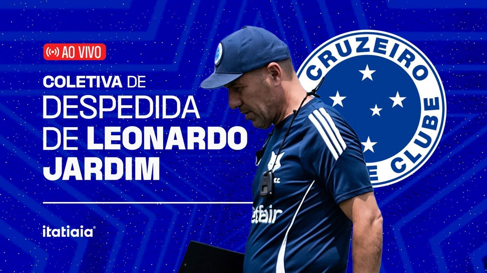 Ao vivo: assista à entrevista coletiva de despedida de Leonardo Jardim do Cruzeiro