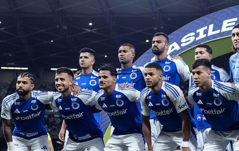 Gamarra antes de jogo do Cruzeiro pelo Campeonato Brasileiro