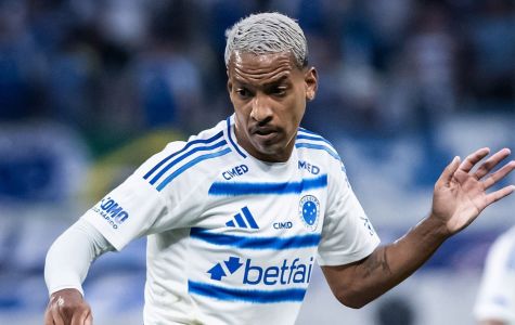 Matheus Pereira durante jogo do Cruzeiro