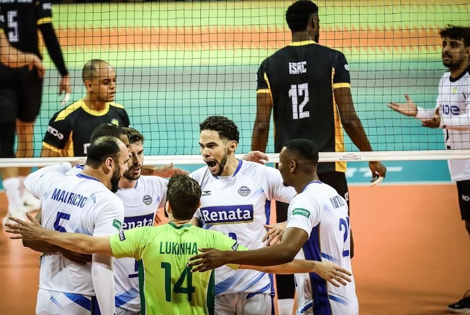 Vôlei Renata vence Praia Clube e complica rival no Mundial de Vôlei Masculino