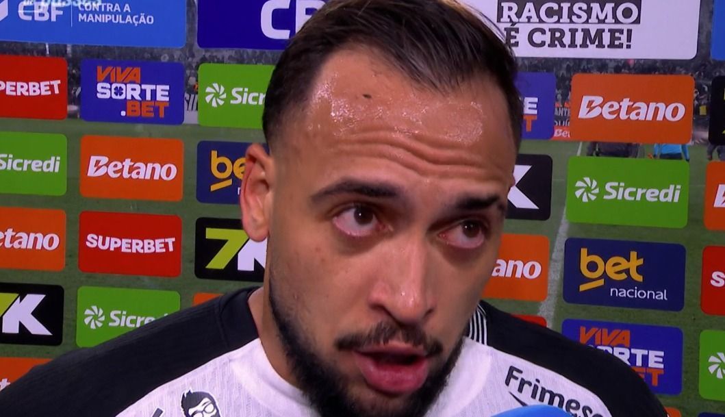 Destaque do Corinthians admite decepção com empate mas projeta vitória contra o Vasco