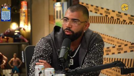 Gabigol em entrevista ao Podpah, nesta sexta-feira (19)