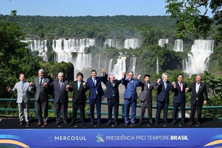 Cúpula de chefes de Estado do Mercosul, realizada em Foz do Iguaçu-PR