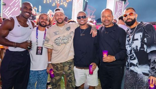 Neymar, do Santos, e Gabigol, do Cruzeiro, curtiram o Tardezinha juntos em São Paulo