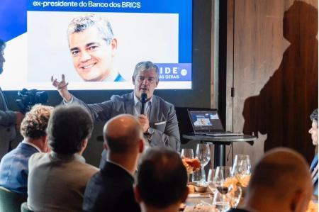 O diplomata e ex-presidente do Banco Brics em palestra com o grupo LIDE