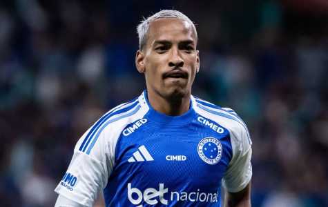 Matheus Pereira em ação pelo Cruzeiro