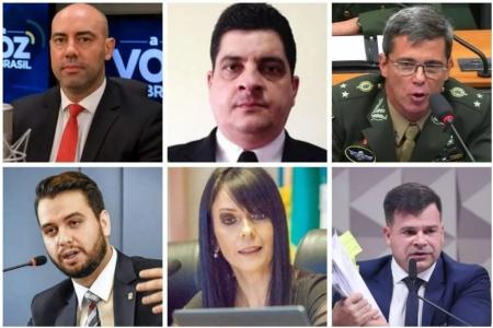 Fernando de Sousa Oliveira; Filipe Martins; Marcelo Costa Câmara; Marília Ferreira de Alencar; Mário Fernandes; Silvinei Vasques: os integrantes do 'núcleo 2' da trama golpista, segundo a PGR – Fotos: Marcello Casal Jr/Agência Brasil; Divulgação; Reprodução/LinkedIn; CLDF; Reprodução; Bruno Spada/Câmara dos Deputados