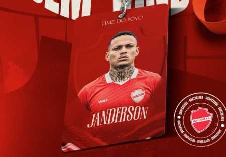 Vila Nova-GO acerta contratação de Janderson, atacante ex-Corinthians e Grêmio