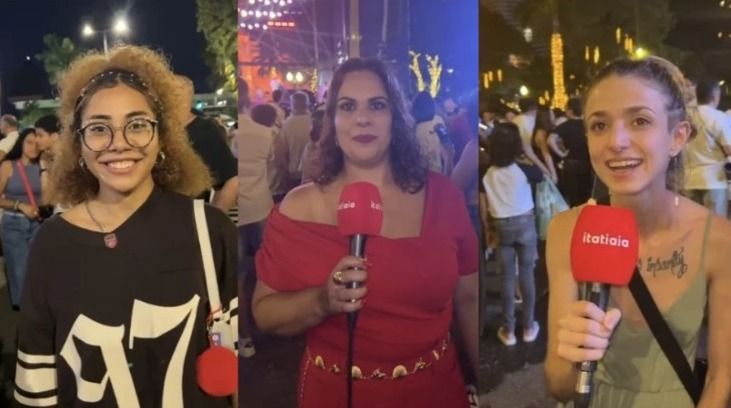 Vermelho, amarelo ou branco? Público 'colore' Praça da Liberdade com tradição de Ano-Novo