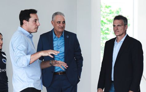 Pedro Junio, Tite e Bruno Spindel na Toca da Raposa II