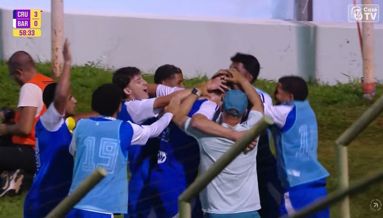 Cruzeiro goleia Barra e estreia com vitória na Copa São Paulo