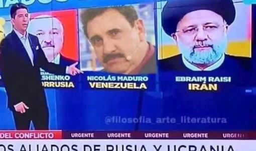 Imagem viral mostra Ratinho como Nicolás Maduro