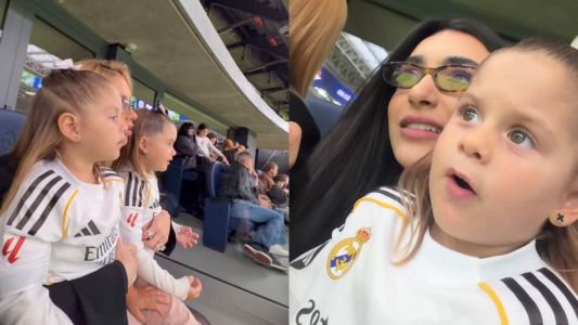 Virginia acompanha partida de Vini Jr. ao lado das filhas, Maria Alice e Maria Flor