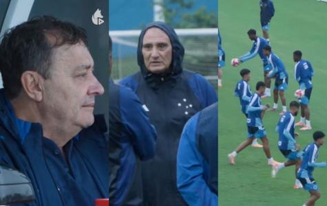 Cruzeiro treinou na Toca da Raposa II neste domingo (4)