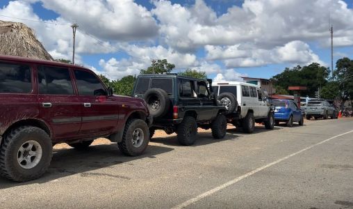 Fluxo de carros na fronteira