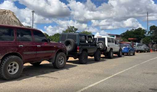 Fluxo de carros na fronteira
