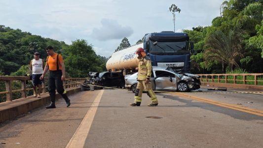 Acidente no Km 42 da BR-356, em Itabirito