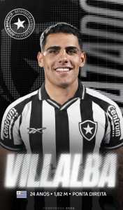 Lucas Villalba é o primeiro reforço do Botafogo