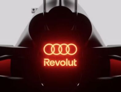 Logo da equipe Audi Revolut, da Fórmula 1