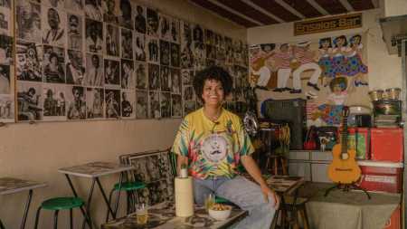 Solange Caetano, fundadora do Bloco do Bigode