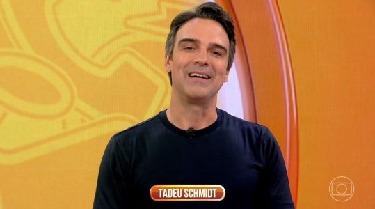 Tadeu Schmidt apresentador do BBB