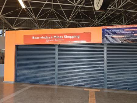 Estação Minas Shopping está fechada neste fim de semana
