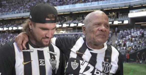 Lyanco e Dadá exibiram nova camisa do Atlético produzida pela Nike na Arena MRV