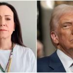 Trump se reúne com líder da oposição venezuelana, María Corina Machado, nesta quinta (15)