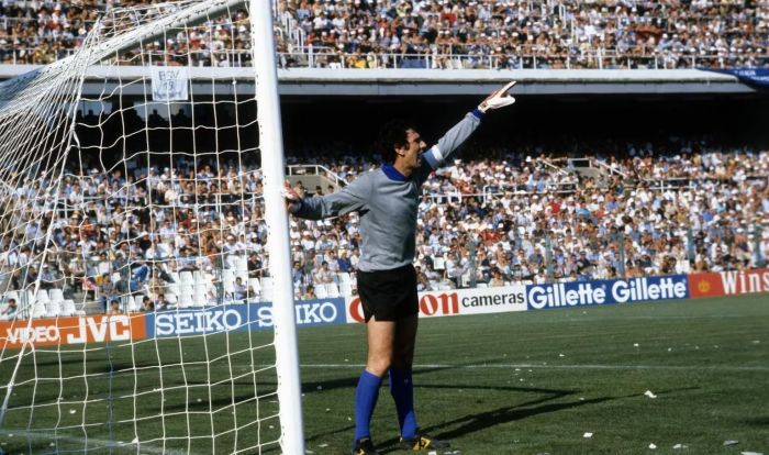 Dino Zoff pela Seleção da Itália na Copa do Mundo de 1982