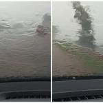 Cidade mineira registra chuva com granizo nesta terça-feira (13); veja vídeo