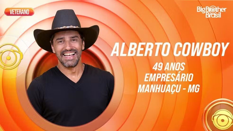 Quem é Alberto Cowboy, analista financeiro de MG está no grupo Veteranos do BBB 26