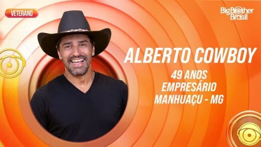 Alberto Cowboy participou da 7ª edição do BBB