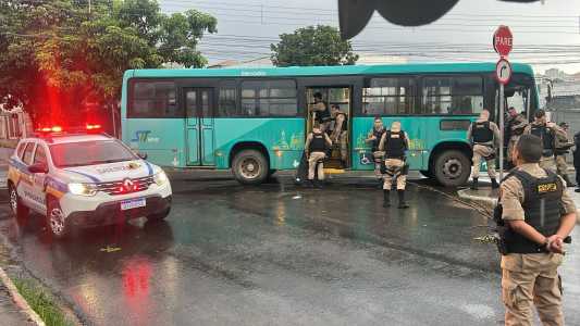 Sequestro em ônibus na Grande BH