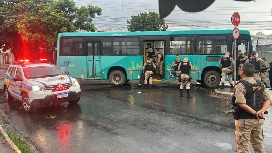 Sequestro em ônibus na Grande BH