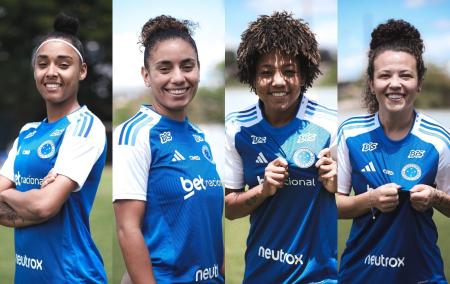 Ketlin, Laura Felipe, Capelinha e Rafa Levis foram anunciadas pelo Cruzeiro