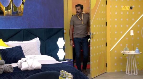 Alberto Cowboy conhece o Quarto do Líder do BBB 26
